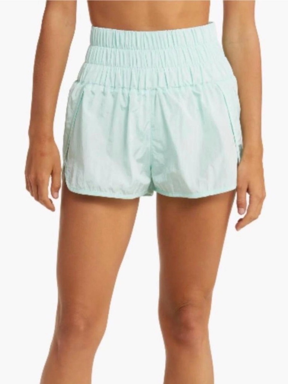 Free People Movement Lined Mint Running Shorts